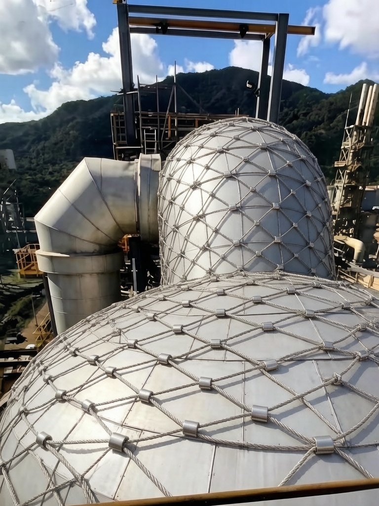 Latest company case about Windproof Stainless Steel Cable Netting – Secure Your Roof Against Storm Damage